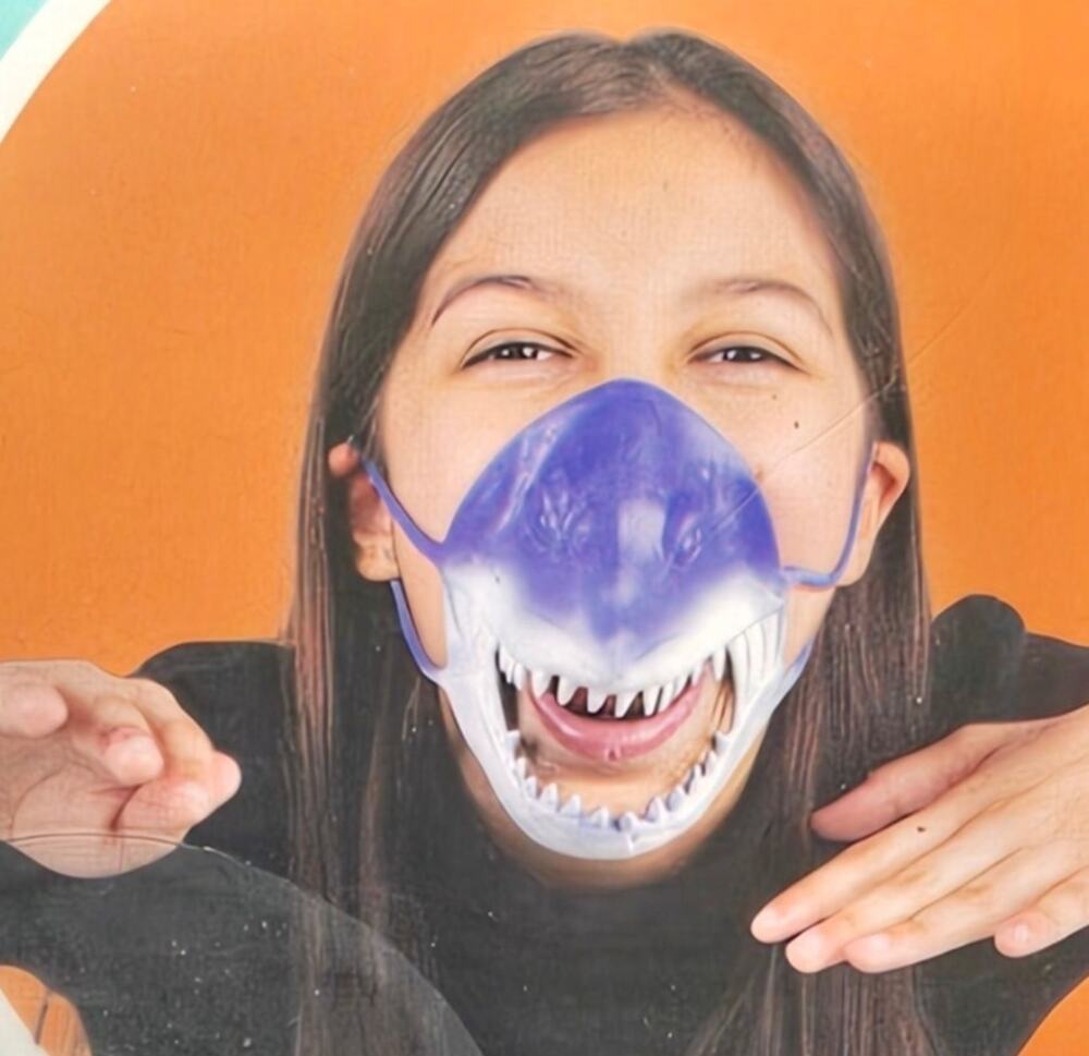 Shark Nose Costume Mouth Snout Adult or Childs Halloween Animal Mask